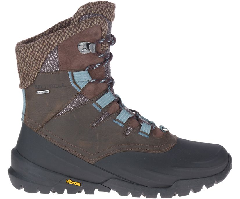 Buty Merrell Thermo Aurora 2 Mid Shell Wasserdicht - Buty Trekkingowe Damskie Merrell - Brązowe [QYG